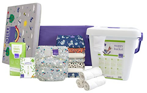 Bambino Mio, miosolo classic set di pannolini lavabili per cominciare, cuccioli in festa