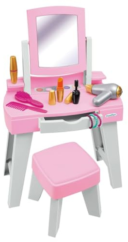Jouets Ecoiffier - 1809 - Ma Première Coiffeuse - Jeu D'imitation - De 12 à 36 Mois - Fabriqué en France