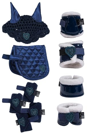 HKM Cuddle Pony Reitset Dunkelblau Einheitsgröße