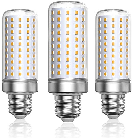 Bonlux Maiskolben LED E27 Warmweiß 3000K, 25W Lampe, Entspricht 200W Halogenlampe, 2500lm, Mais Leuchtmittel für Stehleuchten (Nicht Dimmbar, 3-Pack)