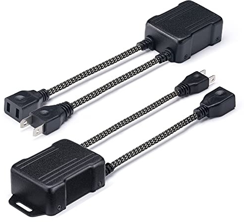 Xprite H7 LED Headlight Canbus Decoder Error Free Capacitors Resistors for LED Lights, Anti Flicker Harness Adapter for Cars Trucks, Pack of 2