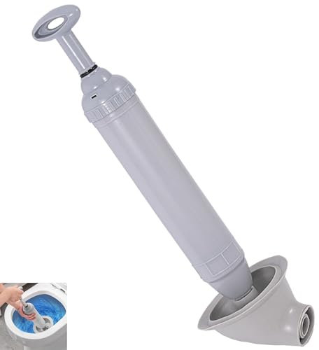 HAOBIN Hochdruck Abflussreiniger Pumpe rohrreinigungspumpe Hochdruck Abflussreiniger Rohrreinigungspumpe Hochdruck Pömpel Abfluss Toilette Für Toiletten mit schlechtem Abfluss