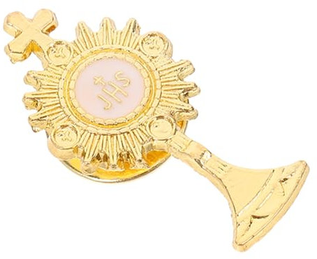 VALICLUD Broche En Émail Pour Première Communion Croix Épingle À Cravate Religieuse Catholique