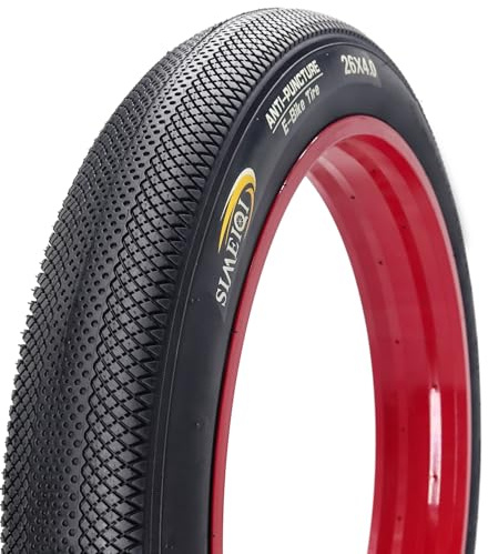 26 Zoll Fat Bike Reifen 26 x 4,0 pannensichere E-Bike-Reifen für Elektrofahrräder, MTB, strapazierfähig, All-Terrein-Reifen für Straßen-/Trail-Reiten