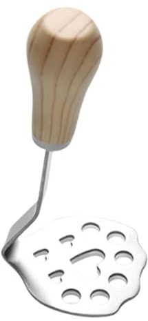 Qianly Schiacciapatate con Manico in PP, Piccolo Utensile Da Cucina Professionale in Acciaio Inox