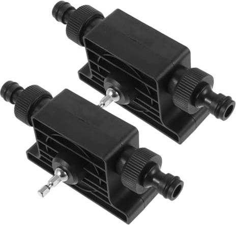 Vaguelly 2pcs Drill Powered Water Pump Hand Drill Pump for Fluid Transfer Small Submersible Water for Drilling and Watering