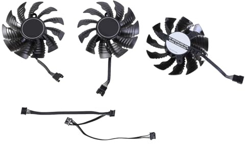 3 unidades PLA09215S12H - Ventilador para tarjeta gráfica (repuesto para 2080)