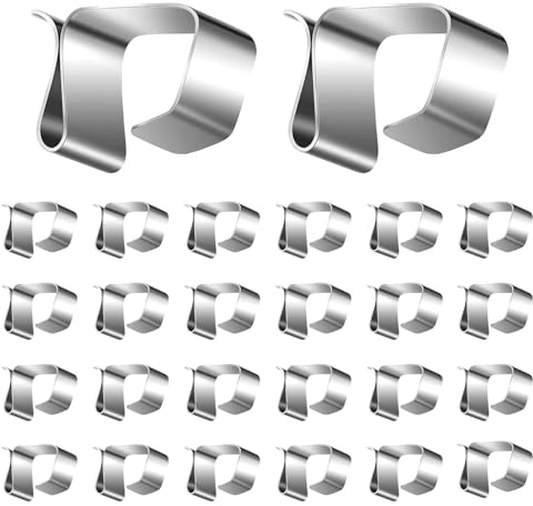 TILONKJ 60 Pcs Metal Gutter Hooks, Metal Gutter Hooks for Lights | Metal Gutter Hooks Gutter Clips for Christmas Lights Galvanized Clips for Hanging Outdoor Lights for Festival Decoration