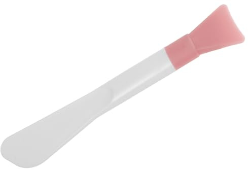 STOBAZA Pennello Applicatore per Maschera Viso in Silicone Morbido a Doppia Testa Spatola per Trucco Riutilizzabile Strumento per Cura della Pelle e Applicazione Maschere di Argilla