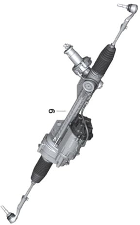 HCQAO Styrväxel och pinjongenhet kompatibel for Mercedes Benz OE 1634600625 Direct Fit Styrsystem