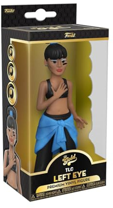 Funko Vinyl Gold 5: TLC - Lisa Left Eye Lopes - Left Eye - Sammelbare Vinyl-Actionfigur - Geschenkidee Zum Geburtstag - Offizielle Handelswaren - Ideales Spielzeug Für Music Fans und Display