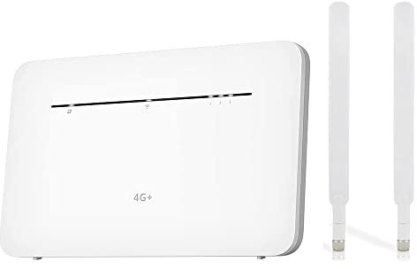 Unlocked B535-333 4G+ Wi-Fi Router (White). 400Mbps. Will work with any Mobile Network Worldwide. Includes 2 x External Antennas