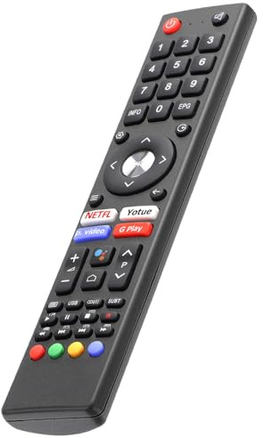 Gvirtue Fernbedienung Ersetzen für Changhong UHD TV - Passend für Changhong Fernbedienung U43H7A U43H7S U50H7S U55H7S für OK. ODL24771HN-TAB ODL50672U-TAB für Saba SA24S46A9 SA32S67A9 SA40S67A9