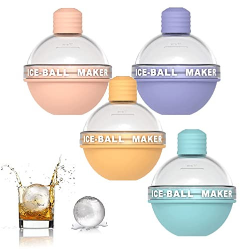 New Creative Light Bulbs Ice Molds,ice Ball Maker Mould, Sphere Ice Mold,ice Cube Mold Silicone,ice Hockey Mold,novelty Round Ice Cube Mold,reusable Silicone Ice Ball Molds,for Whiskey and Cocktails
