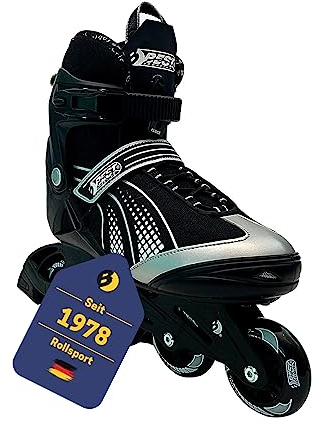 Best Sporting Inliner für Kinder & Erwachsene I robuste Inline Skates Damen & Herren I größenverstellbare Rollschuhe mit ABEC 7 Carbon Kugellager I Rollerskates Kinder mit 4 Rollen (45)