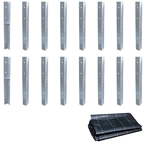 Wickey SolidLock Lot de 16 Ancres d'angle en Acier Galvanisé à Chaud