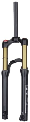 LYMFCFC MTB 20/24 Pollici Mountainbike Federung Luftgabel 1-1/8 Lenkrohr Federweg 115MM Innenrohr D32MM Absorber Vordergabel A,24in