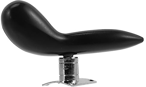 ifundom Handhalter Daumenstütze aus Ergonomischer Abs mit Silberner Fagott Schwarz Beschichtung Leichter und Tragbarer Zubehör in Elegantem für Bassoon
