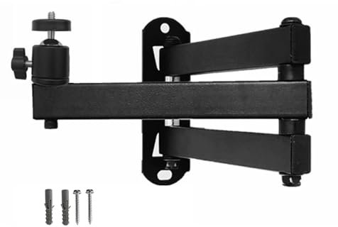 GMBYLBY Foldable Projector Hanging Holder Wall Mount Stand With 1/4 Screw Size For Secure Ceiling And Wall Mounting Rack