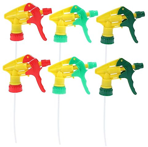 YARNOW Rociador De Agua 6 Piezas para Jardín y Limpieza Boquilla De Jardín Aleatoria Cabezal Rociador De Riego Duradero Pulverizador Multifuncional y Ligero Adecuado para Plantas y Flores