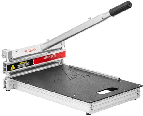 17mm Laminatschneider Pro | 330mm Vinylschneider für LVP, SPC, WPC, Bambus & Parkett | 0°-45° Winkelschnitt | Wolframstahlklinge | Staubfrei, ergonomisch | Profi Werkzeug für Bodenbeläge