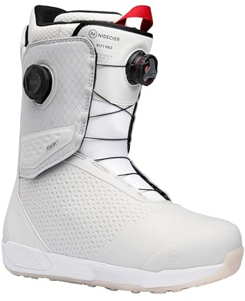 Nidecker Rift Pro BOA Men's Snowboard Boots (White, 11.5)