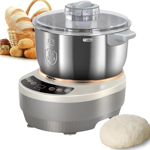ZXINXIN Macchina per impastare con Funzione di fermentazione, impastatrice Professionale in Acciaio Inox con Timer microcomputer e Pannello Touch Frontale, Grande capacità 5L