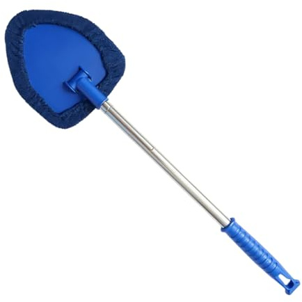 Nettoyeur De Vitres Télescopique, Poignée Extensible, X1, Essuie-glace De Voiture, Outil De Nettoyage De Pare-brise, Tampon En Microfibre, Pour Automobile, Véhicule, Coffre, Maison, Intérieur, Garage,