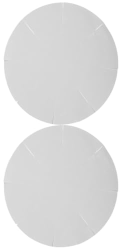 VICASKY Lot de 2 Tapis de Cuisson en Fibre de Verre Blanc, Papier Sulfurisé Réutilisable, Résistant Four, pour Kebabs, Accessoires Pâtisserie Sûrs et Antiadhésifs