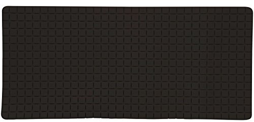 MSV Premium Duschmatte Badematte Badewannenmatte Badewanneneinlage antibakteriell rutschfest mit Saugnäpfen - Schwarz - ca. 36 x 76 cm - duftet nach Rosen - waschbar bei 60° Grad