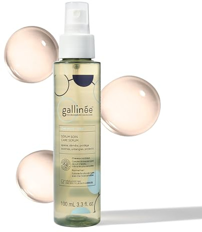 Gallinée - Hair Care Serum - Siero Capelli - Siero Lenitivo e Protettivo con Acqua di Riso Fermentata, Acido Lattico e Prebiotici - Capelli Normali Testato Dermatologicamente - 100 ml.