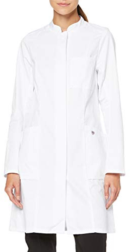 BP 1752-130-0021-36n Blouse médicale pour femme, manches longues, système de levage des bras, pur coton, 205 g/m², blanc, 36