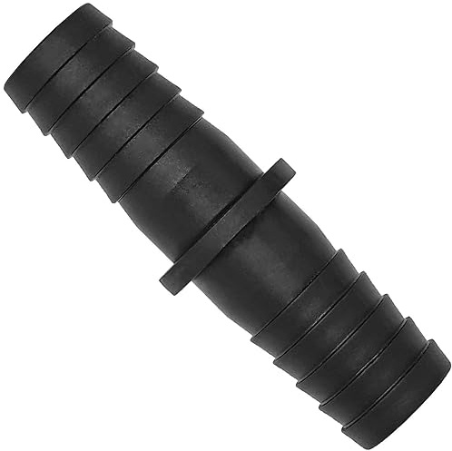 MegaHaustechnik Schlauchverbinder gerade, Tülle außen 25mm, Kunststoff