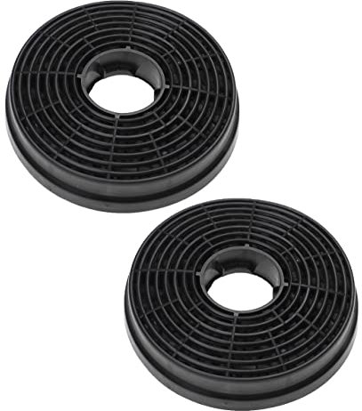 vhbw 2x Filtres à charbon actif remplacement pour PKM CF130 pour hotte aspirante - 10,5 cm