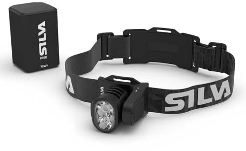 Silva Free 3000 L Schwarz - Kleine vielseitige Stirnlampe, 3000 Lumen, Größe One Size - Farbe Black