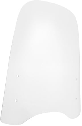 JECOMPRIS Motorrad Windschutzscheibe Aus Robustem Pc-Material Kältebeständiger Flexibler Klarsichtiger Windscreen Protector Passend Für Roller Elektroroller Und Scooter Wind Sandabweisend