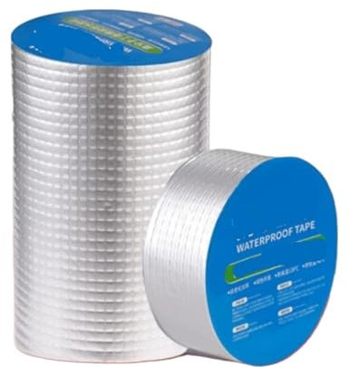 Butyl Band Super wasserdichtes Klebeband, stoppt Lecks, Dichtung, Reparatur, Gartenschlauch, Wasser, Kleberohr, Rohr, Pool, Rettung, selbstklebendes, isolierendes Kanal-Fixierband(Size:1M_50MM)