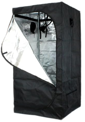 Growzelt 80x80x160 cm, Box für die Pflanzenzucht, Anzuchtzelt