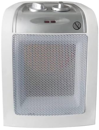 Paluplus Termoventilatore Ceramico 1500 watt, misura 12x17x22 cm, basso consumo, 2 livelli di potenza, scaldino elettrico scaldabagno, elemento in ceramica, Caldo e Freddo -3110F (Bianco)