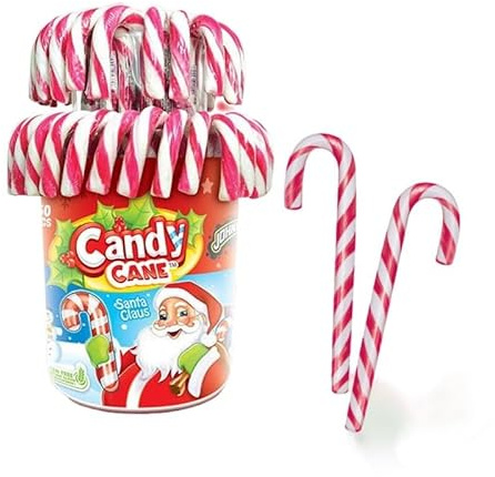 Ichuches. Panier chocolat, gâteau de produits kinder, cadeaux originaux avec kinder, œufs kinder, kinder happy hippo (Candy Cane)