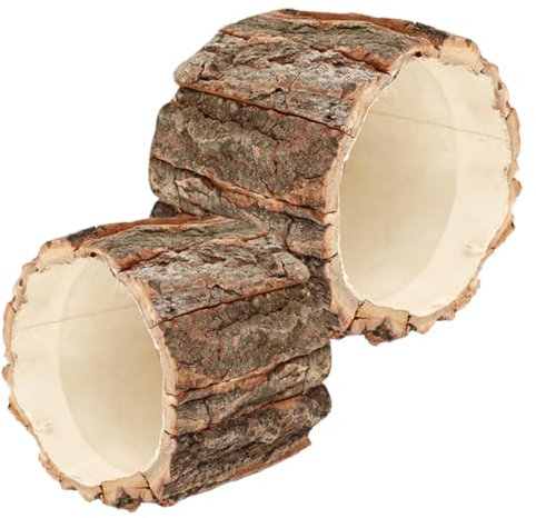 Cabilock Confezione Da 2 Vasi Da Giardino Rustici in Corteccia Di Legno Decorazione Per La Casa Set Di Fioriere Vintage