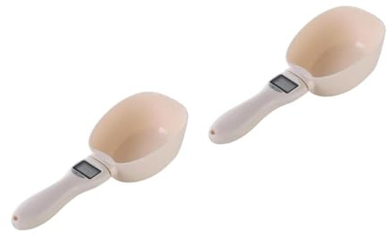 Warmhm 2pcs Multi-Function Electronic Weighing Spoon Digital Scale Spoon Measuring Cooking Scale Capacity Cup Units