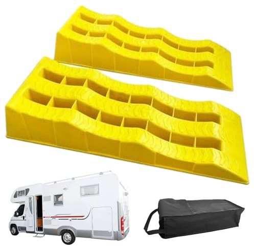 Leveling Ramps for RV Kit of 2 RV Leveling Wedges Travel Two Retention | 2 Mats Sinlips, The Bubble Level, Parish Tools