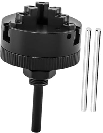 Colcolo Mandrin de tour à 3 mâchoires avec tiges de connexion, réparation de pièces de tours, mandrin de tour à centrage automatique pour fraiseuse de garage,