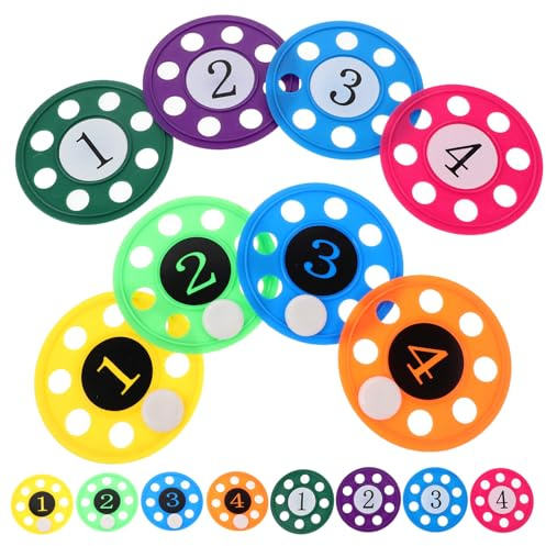 Hohopeti 16pcs Diving Disc Swimming Pool Toy Set for Boys and Girls, Numbered Underwater Training Discs for Pool Games and Swimming Practice, Summer Water Dive Toys for Children