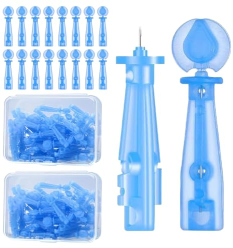 YAZWUR 100 Pièces Outils d'Élimination des Points Noirs et Boutons, Tire-Comédons et Perce-Boutons, Idéal pour les Soins de Peau Professionnels