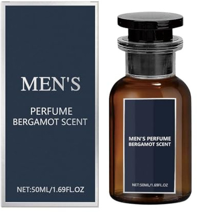 Profumo Leggero Al Bergamotto da Uomo - Profumo Fresco di Agrumi, di Lunga Durata, Delicato Ed Elegante(1pcs)