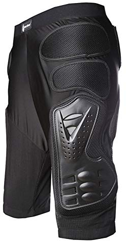 TZTED 3D Gepolstert Protektorhose Herren Damen Skifahren Eislaufen Sport Schutzhose Fahrrad Drop Widerstand für Snowboard Radfahren,Schwarz,M