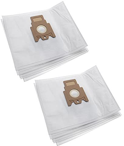 vhbw 10x Vacuum Cleaner Bag Replacement for Hoover H60, 35600392 for Vacuum Cleaner, 24.8 cm x 30.9 cm, White