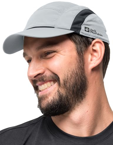 Jack Wolfskin Unisex Vent Cap Baseballkappe, silver grey, L EU